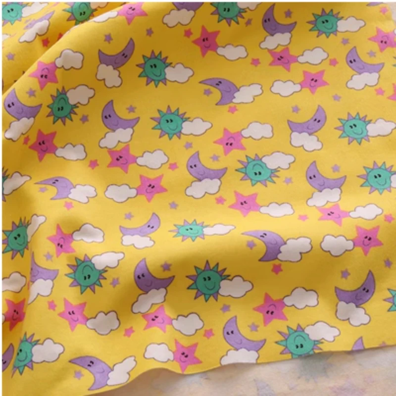 100% cotton flannel fabric with cartoon printed for baby, autumn