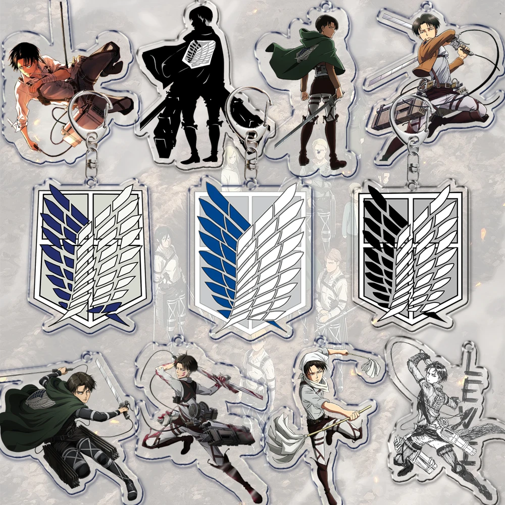 Porta chaves das personagens de Attack on Titan - Shingeki no Kyojin