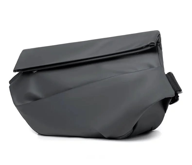 Rucsac de piept pentru bărbați, funcțional, la modă, crossbody, impermeabil, multifuncțional, cu un singur umăr_voghion.com