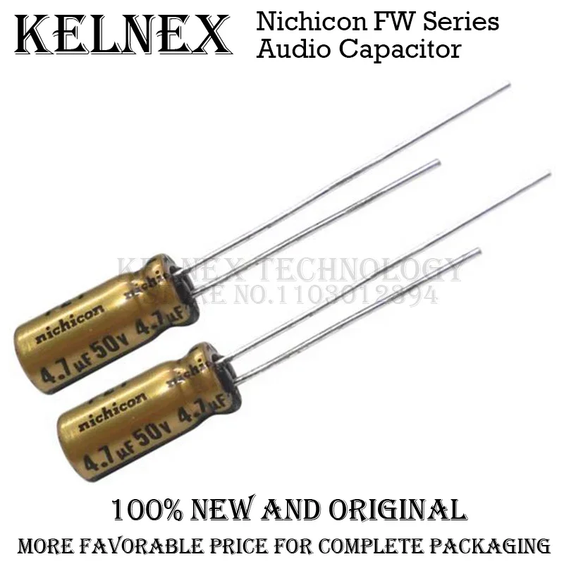 Lot De 10 Condensateurs NICHICON FW 25V 2200µF – Pour Audio/filtre – 12x25mm – Neuf