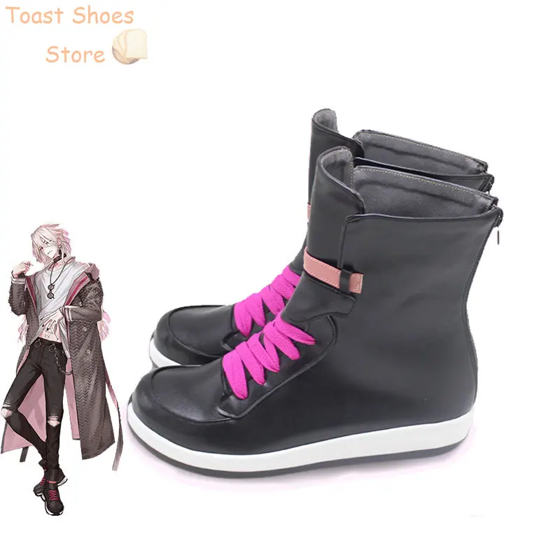 

Game Paradox Live SHION KAIDA Cosplay Shoes PU Leather Shoes Cosplay Prop Halloween Carnival Boot Costume Prop