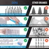 Pastry Piping Tips and Bags 33 Pcs DIY Pastry Professional Accessory Kit, Stainless Steel Tips, Baking Tools for Decorating Cake 4