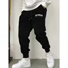 Los Angeles printed men's casual sweatpants, comfortable fall and winter sweatpants, winter casual outdoor jogging pants 1