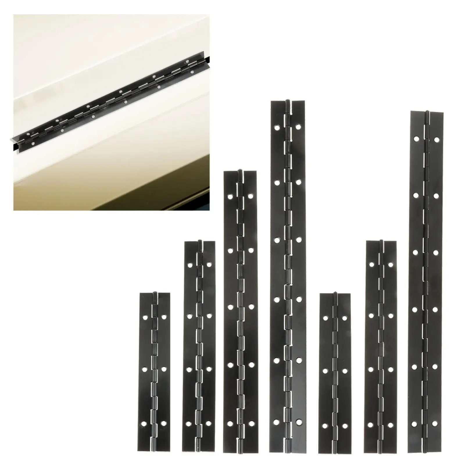 Piano Hinge with Holes Furniture Hinges Stainless Steel Continuous Hinge for Piano Door Window Boat Cabinet stainless steel hinges door hinges