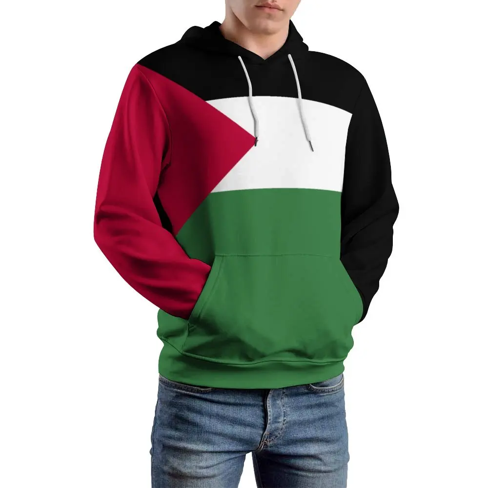 

2024 New Palestine Flag 3D Hoodie Polyester Men Women Harajuku Sweatshirt Unisex Casual Pullover Hoodies
