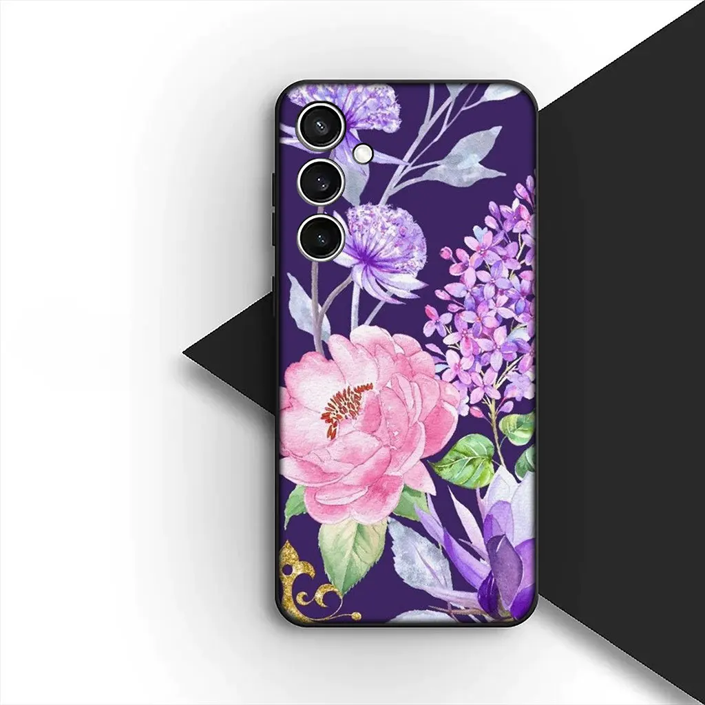 Elegant Red Rose and Pink Peony Floral Phone Case
