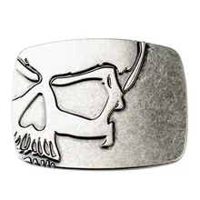 

Skull skeleton belt buckle Belt DIY accessories Western cowboy style Smooth belt buckle Punk rock style k12