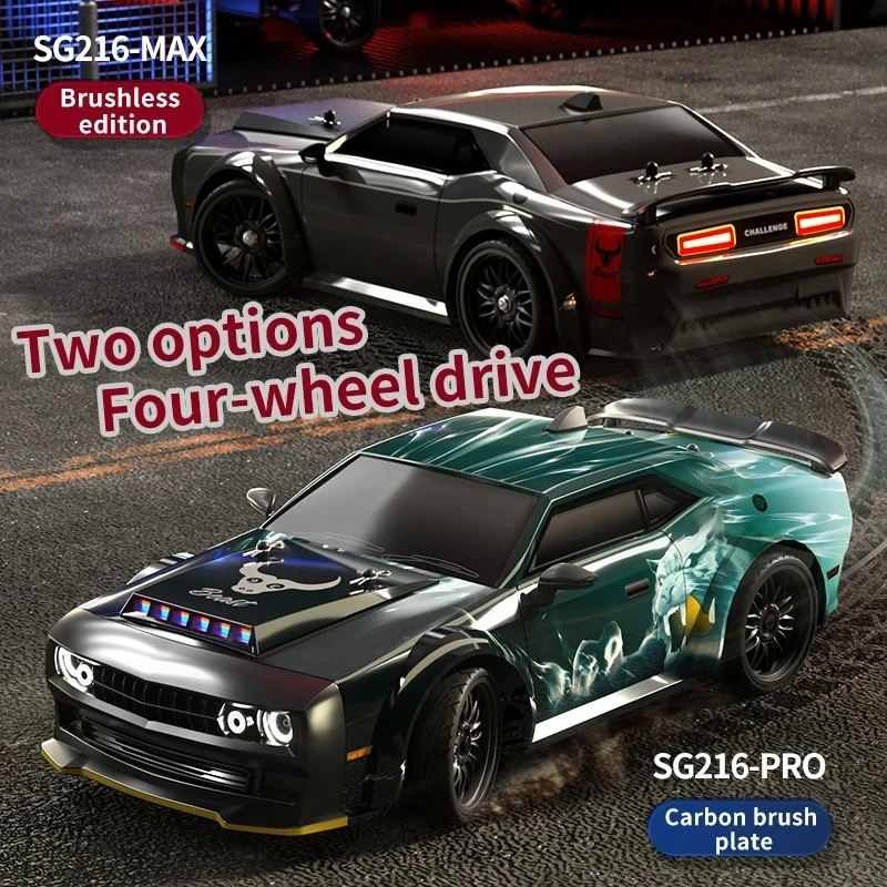 1:16 귯ø RC 帮Ʈ ī, LED , 4WD   ̽   Ʈ,  , 70 km/h, ǰ