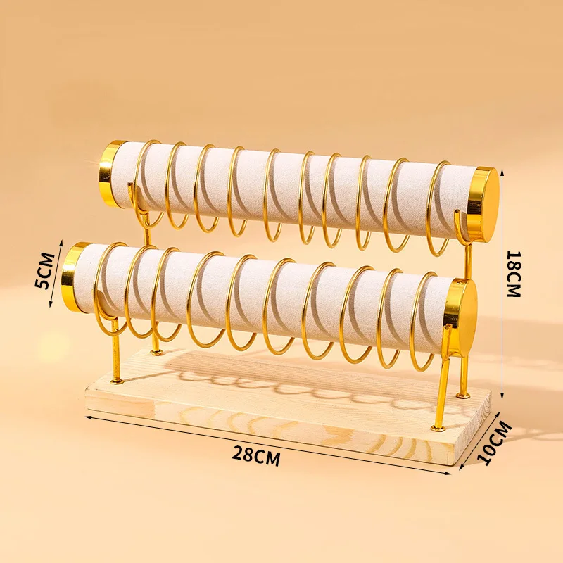 Phnom Penh Bracelet Rack, Bracelet Storage Rack, Wrought Iron Jewelry Rack, Trapezoidal Organizer, Metal Bracelet Display
