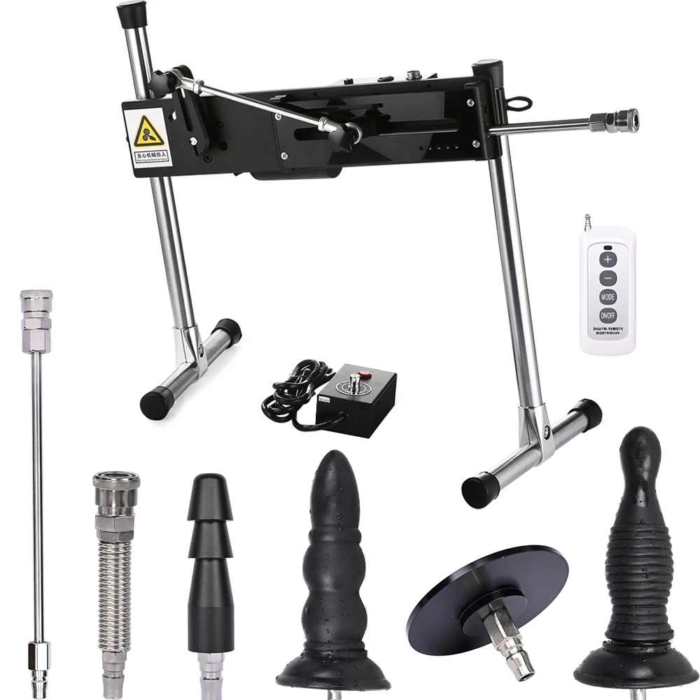 120w Sex Machine for Women Men Automatic Vibrator Masturbation gun Machine,Anal Butt Plug Dildo，Attachment，Sex Toys for Adult