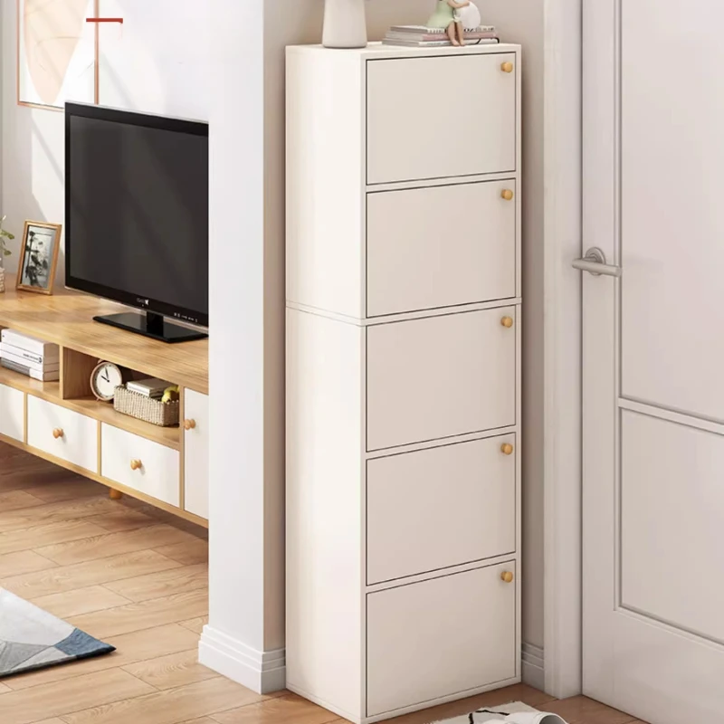 Narrow Entryway Shoe Cabinet 1