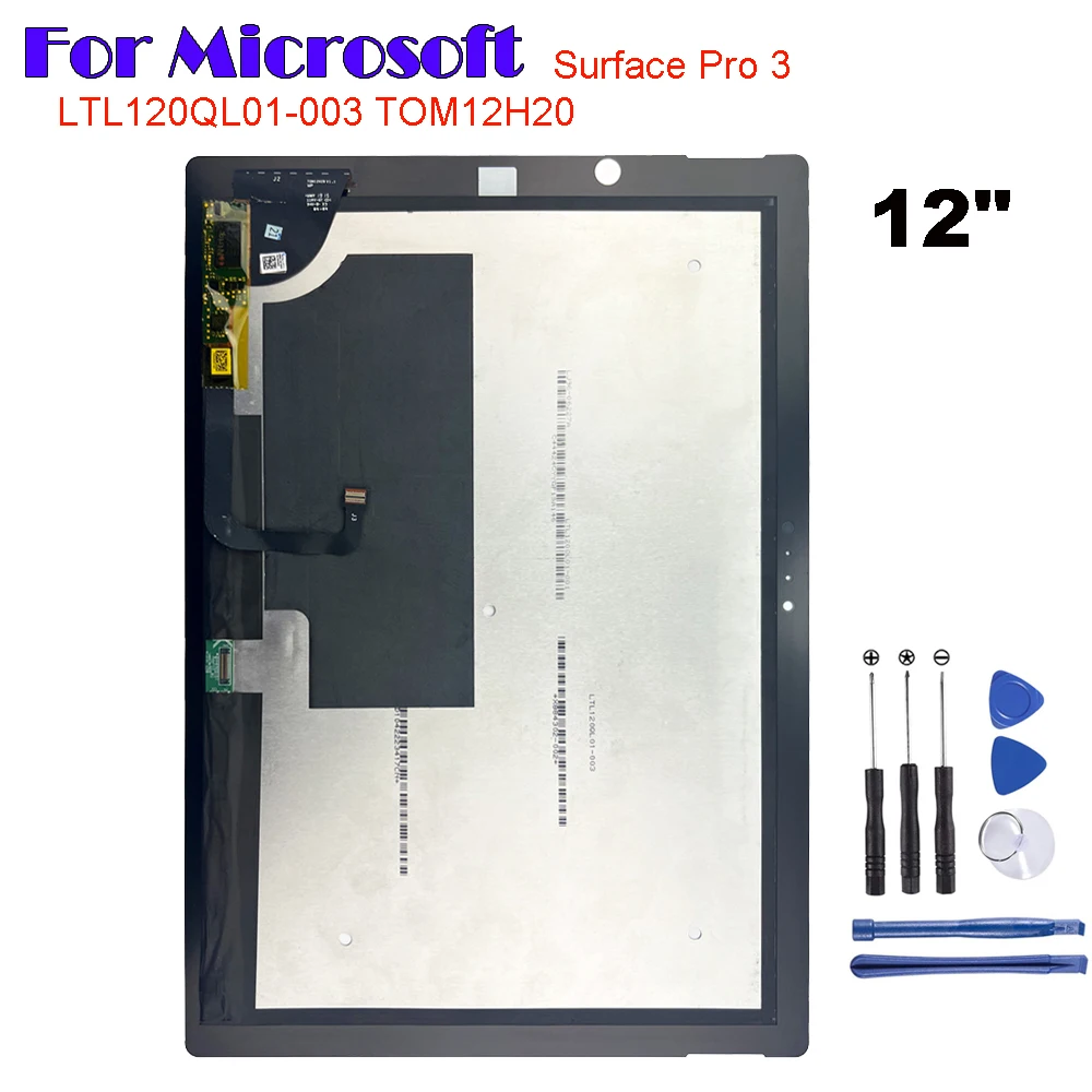 Aaa + Originale Per Microsoft Surface Pro 3 Pro3 1631 Display Lcd Touch Screen Digitizer Assembly Per Sostituzione Lcd Surface Pro 3