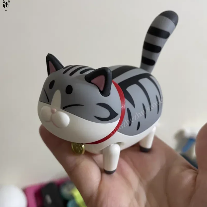 

Имитация электрической кошки дневной свет Аниме фигурки ходячие животные Каджа сиега Декор экшн-фигурки загадочная коробка подарки детям сюрприз