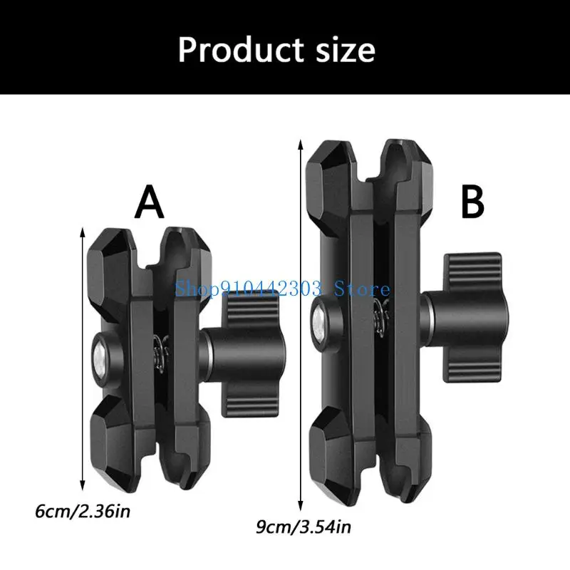 Bras de connexion en alliage d'aluminium pour caméra d'action - 6cm/9cm