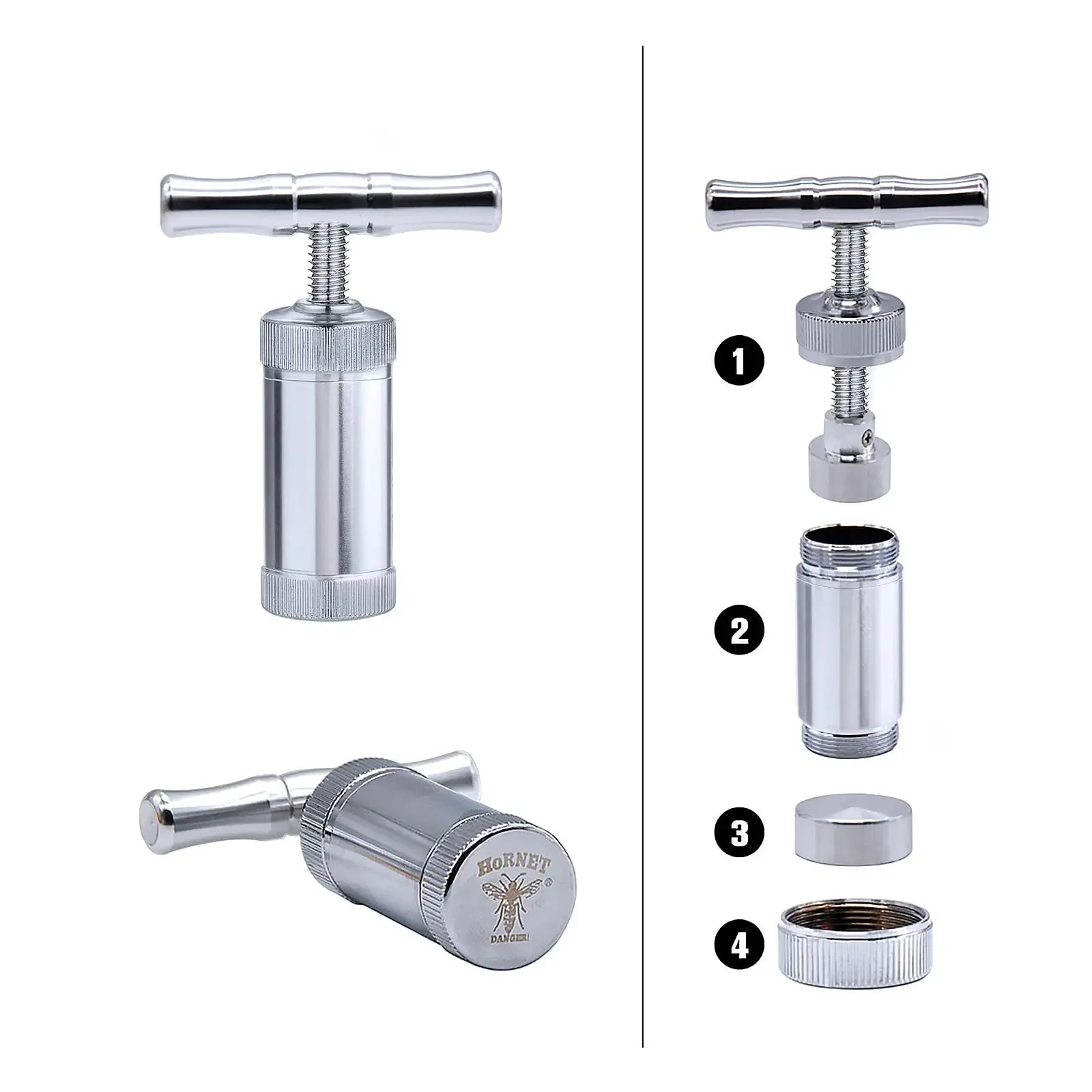 T-shaped Tobacco Herb Press Tobacco Pressing Machine Multi-function Aluminum Alloy Herb Grinder Crusher Cigarette Accessories herb grinder,smoking accessories,tobacco smoking accessories,tobacco grinder