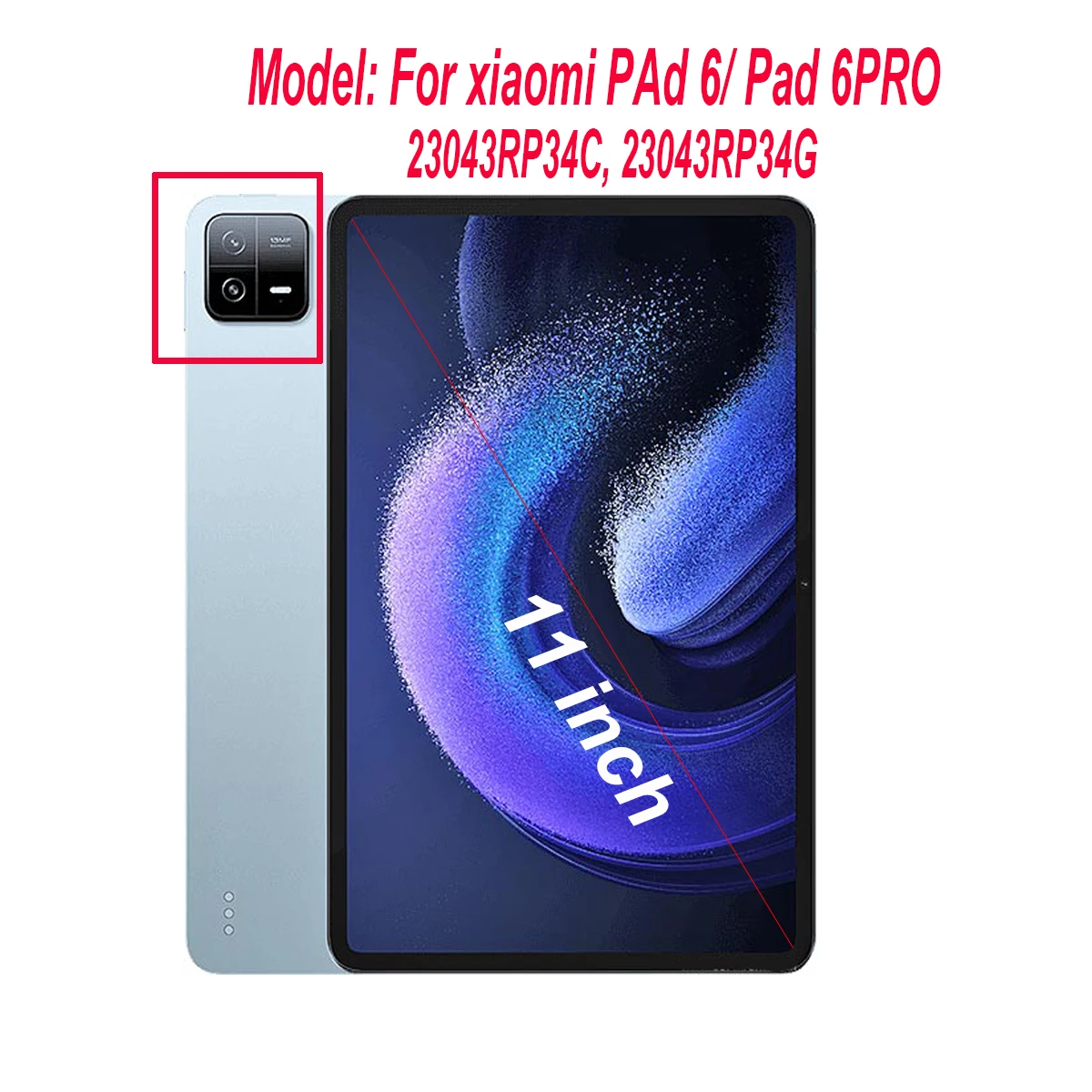 Lcd Display Touch Screen Digitizer Assembly Original 144hz Apto para Xiaomi Pad Pro 23043rp34c 23043rp34g - Imagem 2