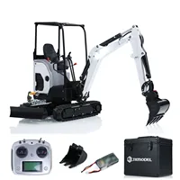 New JXMODEL 1/14 JX-E20 RTR RC Excavator Hydraulic Mini Machinery Model Radio Control Tracked Digger Car Truck Model Toy for Boy 2