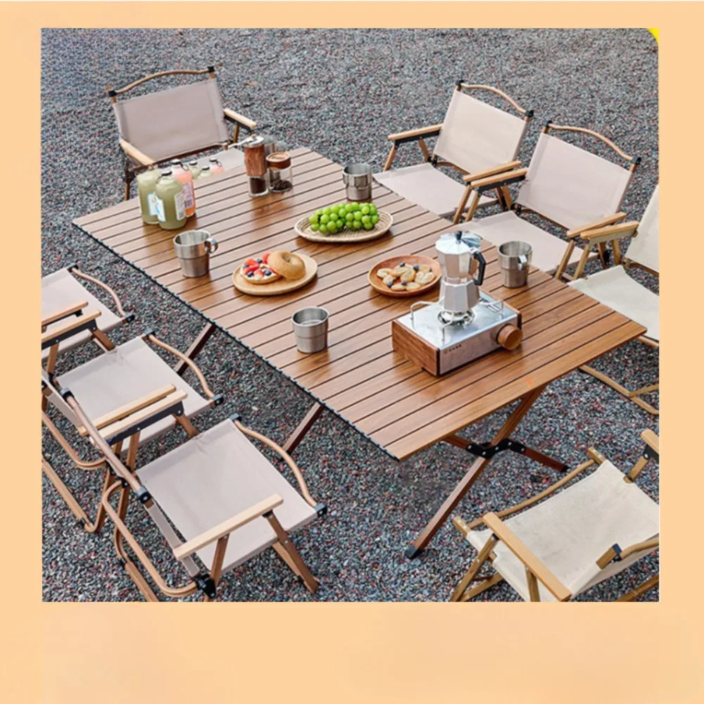 

Igt Table Nature Hike Ultralight Camping Table Titanium Picnic Removable Storage Shelf Stainless Steel Table Outdoor Garden