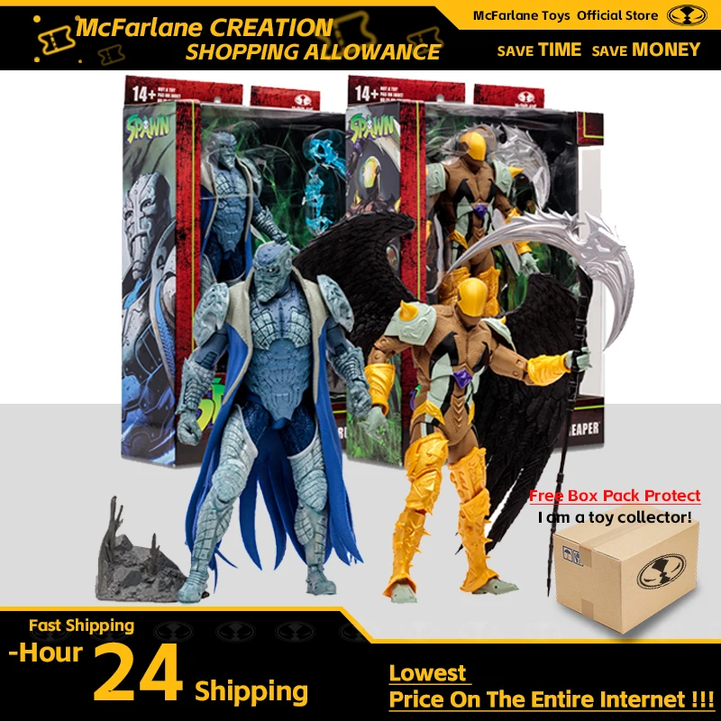 McFarlane-figuras-de-acci-n-de-Spawn-Reaper-y-Disruptor-juguete-de-18cm ...