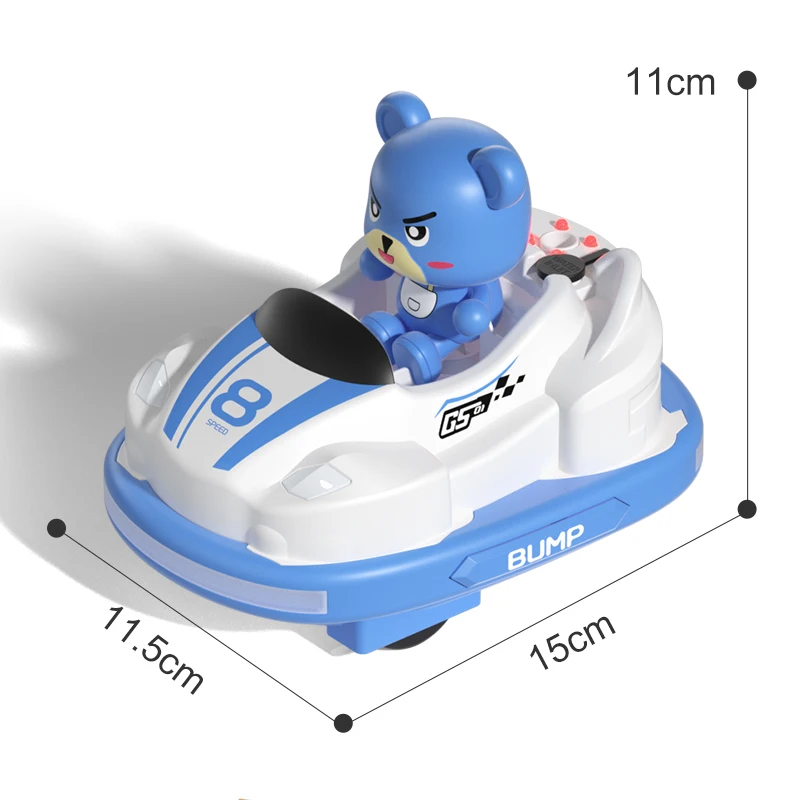 JJRC Q180 Children Remote Bumper Car Sound And Light music Parent-child Competitive Interaction Go Kart Battle Boy Toy for Gift 2