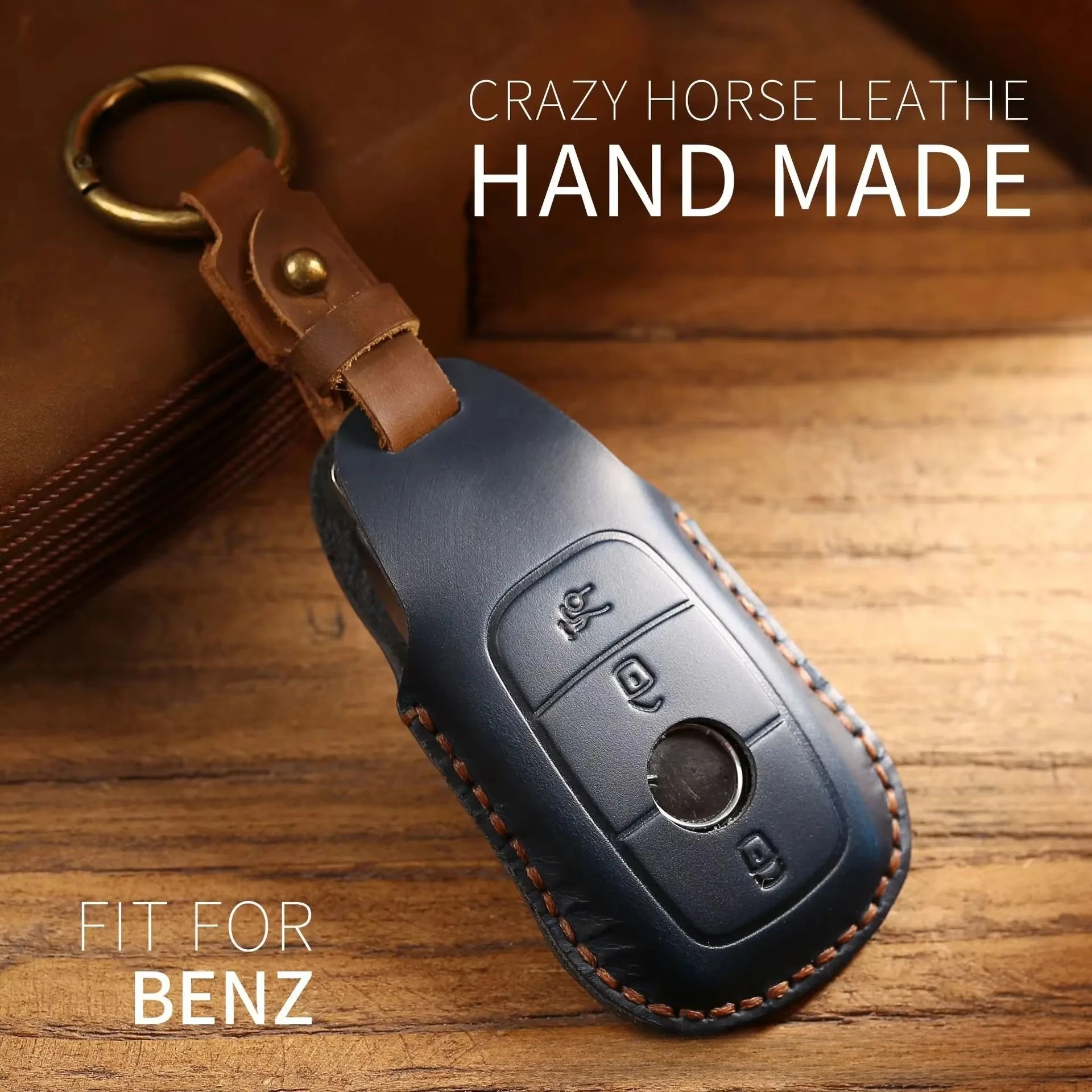 Premium Leather Car Key Cover Case
