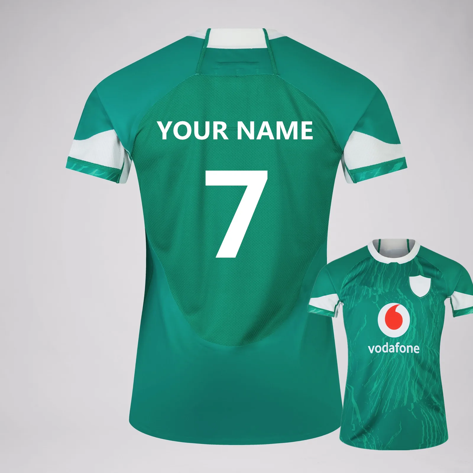 thumbnail image 1 of Camiseta de rugby de Irlanda de local y visitante, nueva colección 2025, tallas s-5xl, 1 of 5
