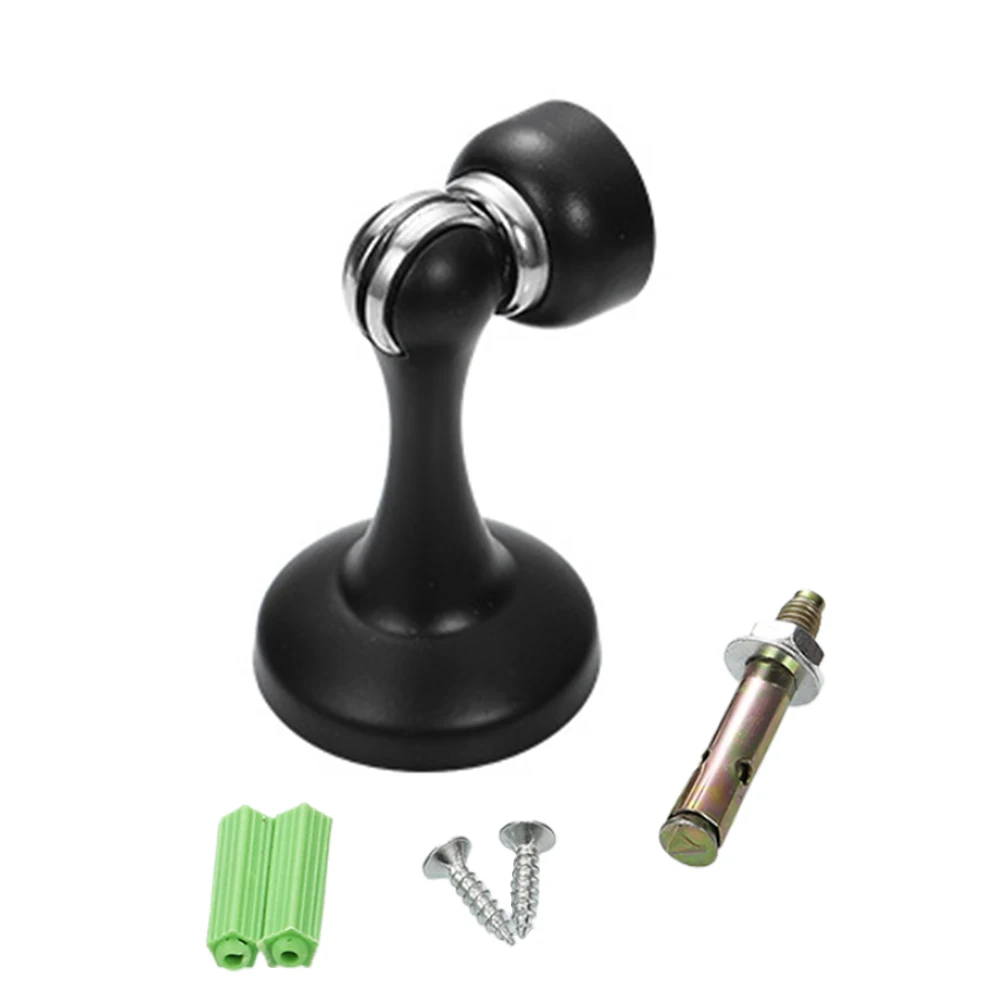 Magnetic Door Stopper Keep Door Open Stainless Steel Holder No Drilling Catch Anti-Rust For Various Types magnetic door stopper