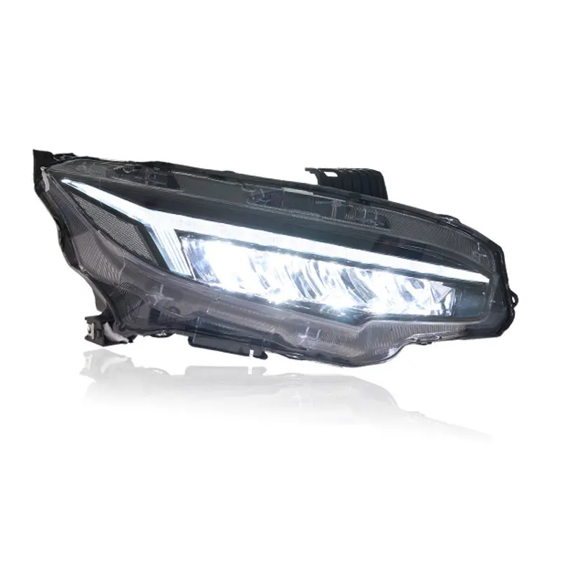 Headlights Headlamps Assembly For Honda 10TH Civic sedan 2016-2021 LED taillights total line lights brake lights reverse lights - Image 5