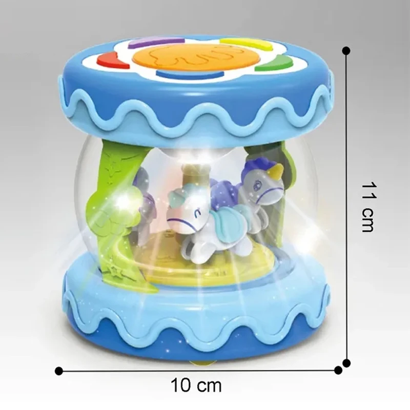 Flash Drum Toy Toddler Toys Early Educational Drum Machine musical instrument 5