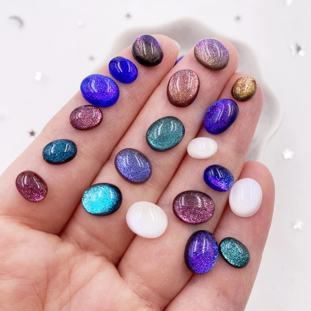 Crystal Rhinestone Oval Craft Resin Flatback Sew Gem Gems Arts