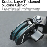 Motorcycle Windshield Clamp Clip for GoPro 13 12 11 Insta360 X5 X4 X3 for DJI Osmo 360/Action 5 Pro/Action 6 5 4 3 Nano/Go Ultra 5