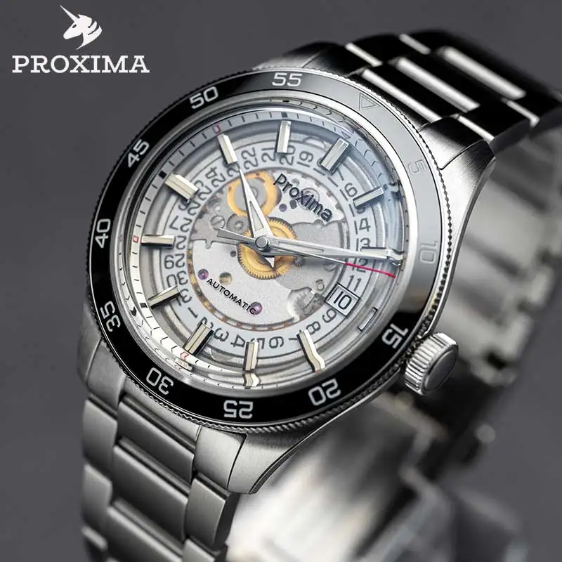 Proxima-PX1701-39mm-Men-Automatic-Mechanical-Watch-Luxury-PT5000-SW200 ...