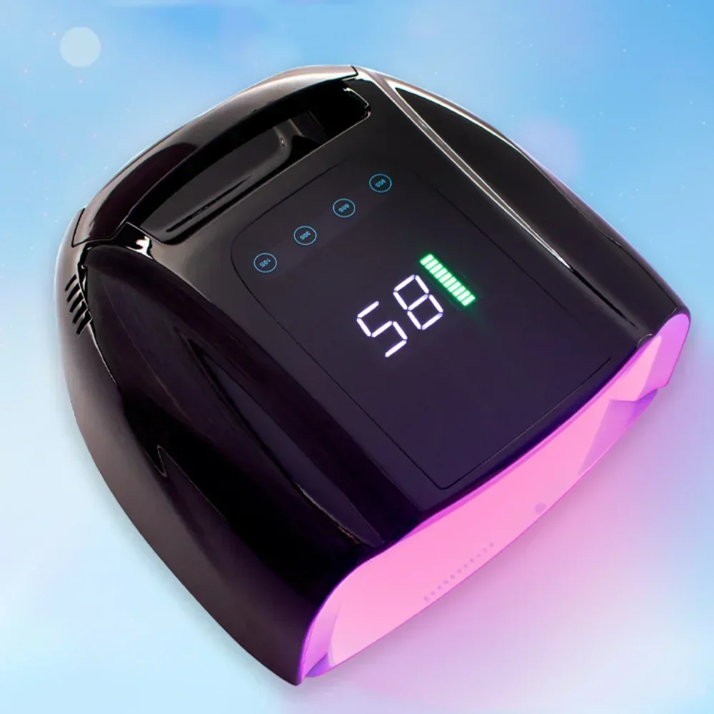 Cosmetics Professional 96W Rechargeable Nail Lamp Wireless UV Led Lamp Gel Polish Nail Drying Manicure Tools Overseas Warehouse 4