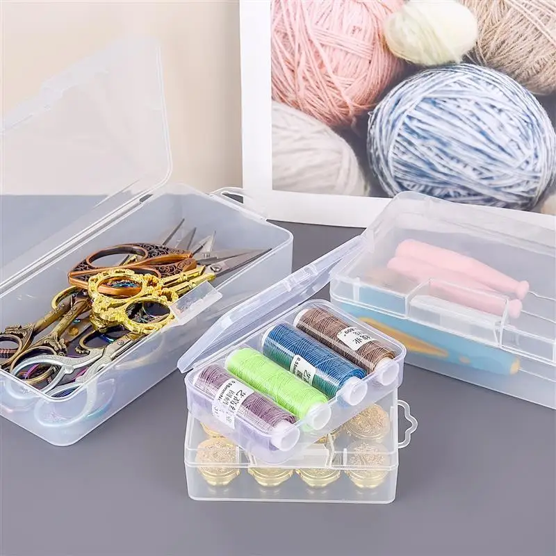 Plastic Storage Box Jewelry Hardware Accessories Embroidery Set Nail Art Jewelry Diamond Multipurpose Organizing For Jewelry,storage box,plastic storage box,storage container
