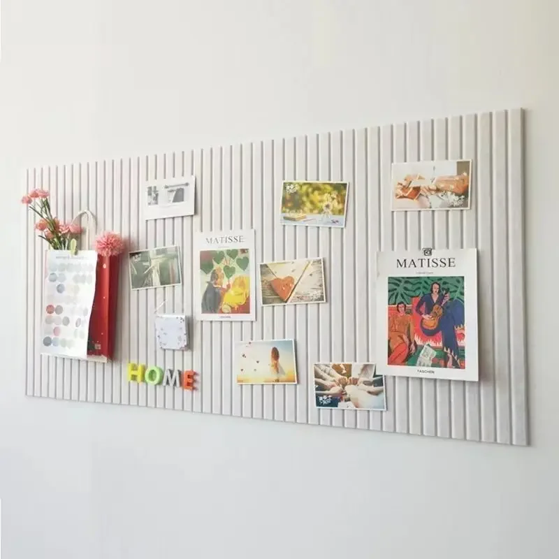 Decorative Felt Cork Board DIY Wall Stickers Office Kindergarten School Living Room Background Photos Message Display
