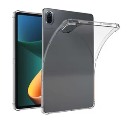 Coque de protection transparente en Silicone TPU pour Xiaomi MiPad 5 Pro/Pad5, 11 pouces, 2021, Anti chute 