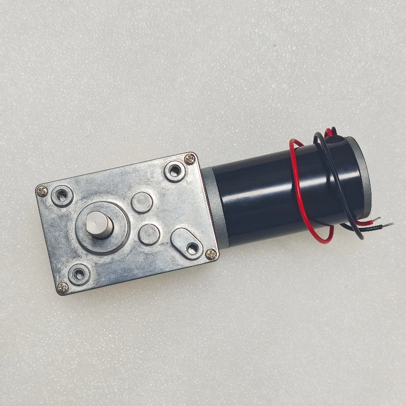 DC Gear Motor 12Vworm gear DC reduction motor 24V self-locking motor 5840-31ZY automatic curtain machine high torque Single/double shaft