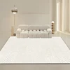 Modern Cream Style Carpet Living Room Minimalism Decoration Sofa Large Area Rugs Bedroom Bedside Tables Washable Non-slip Mats 3