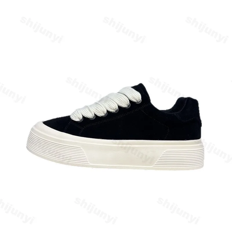 Men Vulcanized Shoes 2025 Autumn Outdoor Fashion Running Shoe Casual Sneaker Thick Sole Anti Slip Sport Shoes Zapatos Hombres - 6