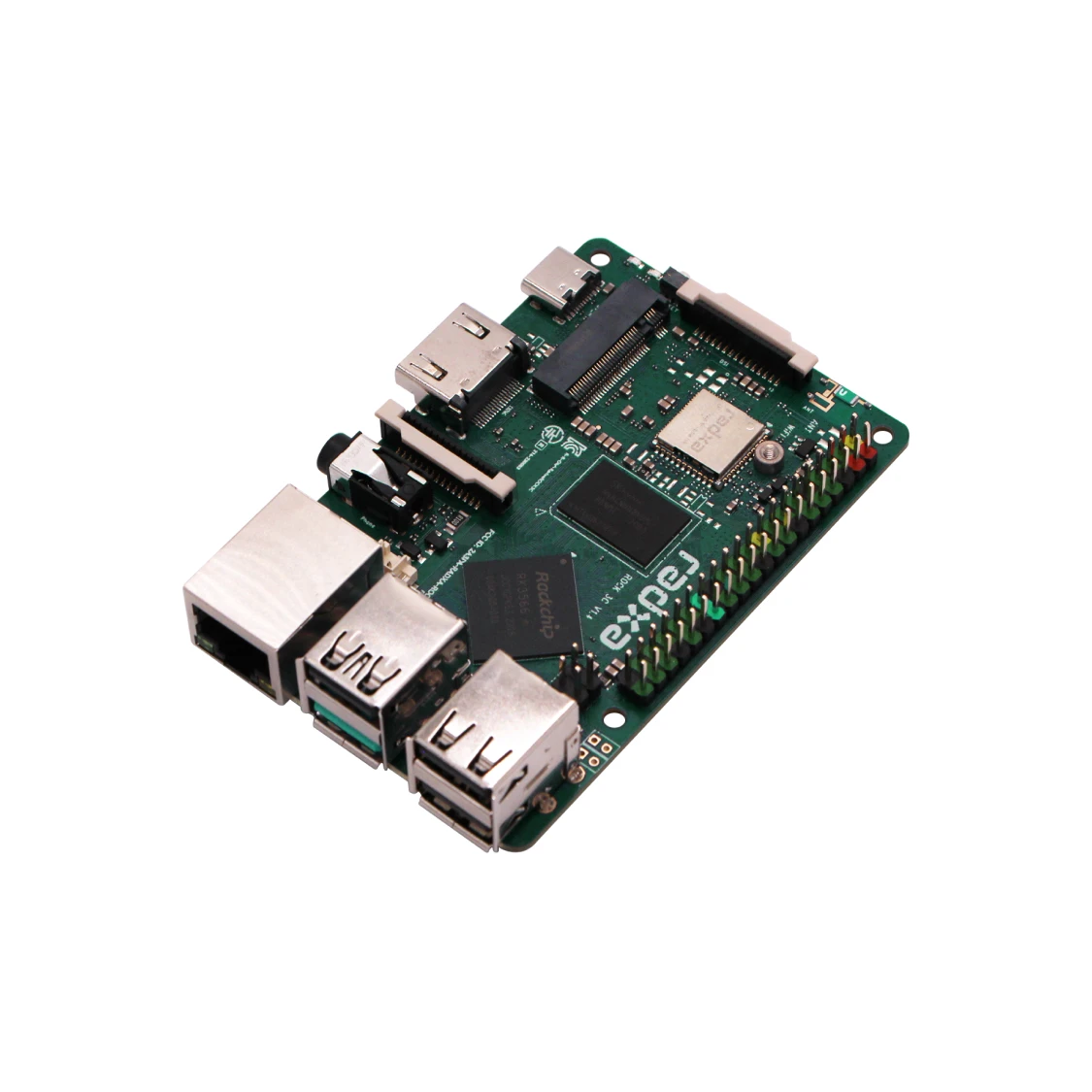 Single Board Computer Radxa ROCK 3C RK3566 4-core CPU SBC GPU NPU HDMI 4K Output Single Board Computer