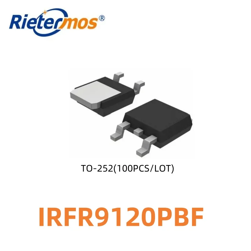 

100 шт. IRFR9120PBF FR9120 TO-252 SMD, сделано в Китае