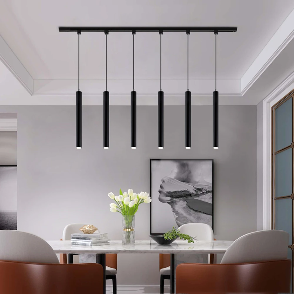 Track Lighting Over Dining Room Table