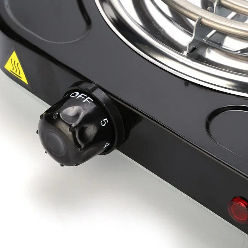 2000W Iron Burner Electric Stove Hot Plate 110/220V Portable Kitchen Cooker Coffee Heater Milk Soup Durable Asjustable Quick 6