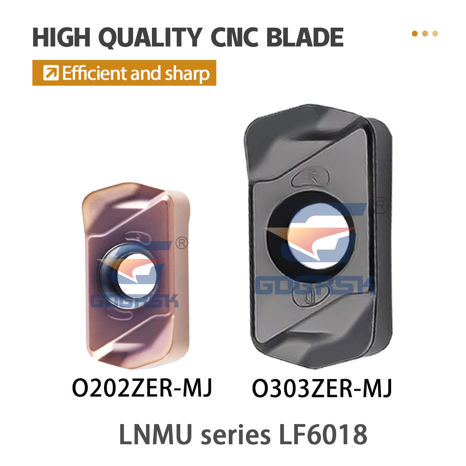 10PCS LNMU0202ZER/0303ZER-MJ LF6018 LNMU0303ZER-MJ TF618 선삭 및 밀링 공구 블레이드 공구로 빠르게 전환