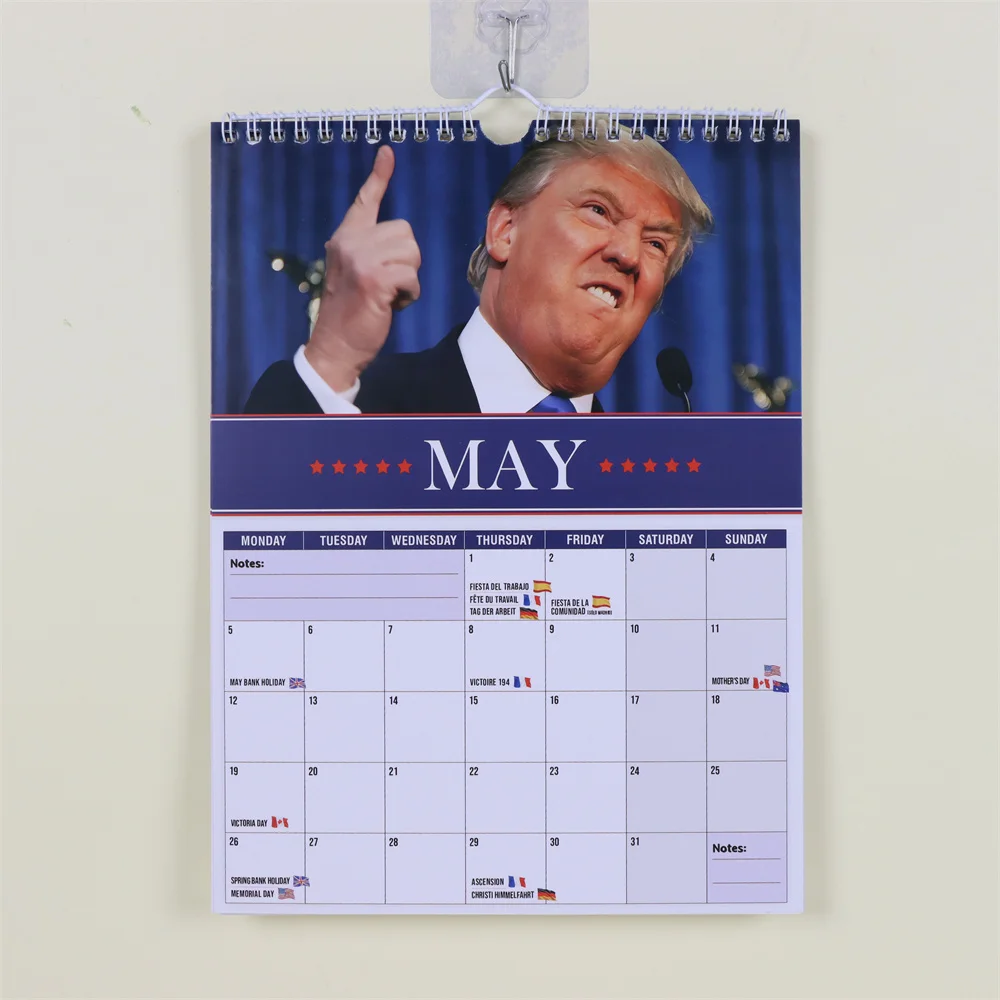 Wall Calendar Funny Trump Wall Calendar wall calendar paper wall calendar