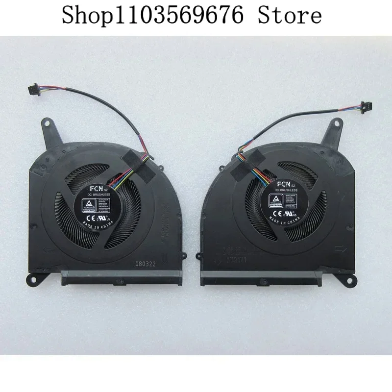 Nuova Ventola Di Raffreddamento Per Laptop Originale Per Gigabyte Aorus 5 Se4 Rx5M I7-12700H Cpu/Nvidia Geforce Rtx 3070 8Gb Gpu Fngt Fngs 12V 1A