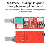 MAX97220 Hi-Fi Audiophile Headphone Amplifier Board with Volume Control Preamplifier for Audiophiles Professional Audio - Image 6