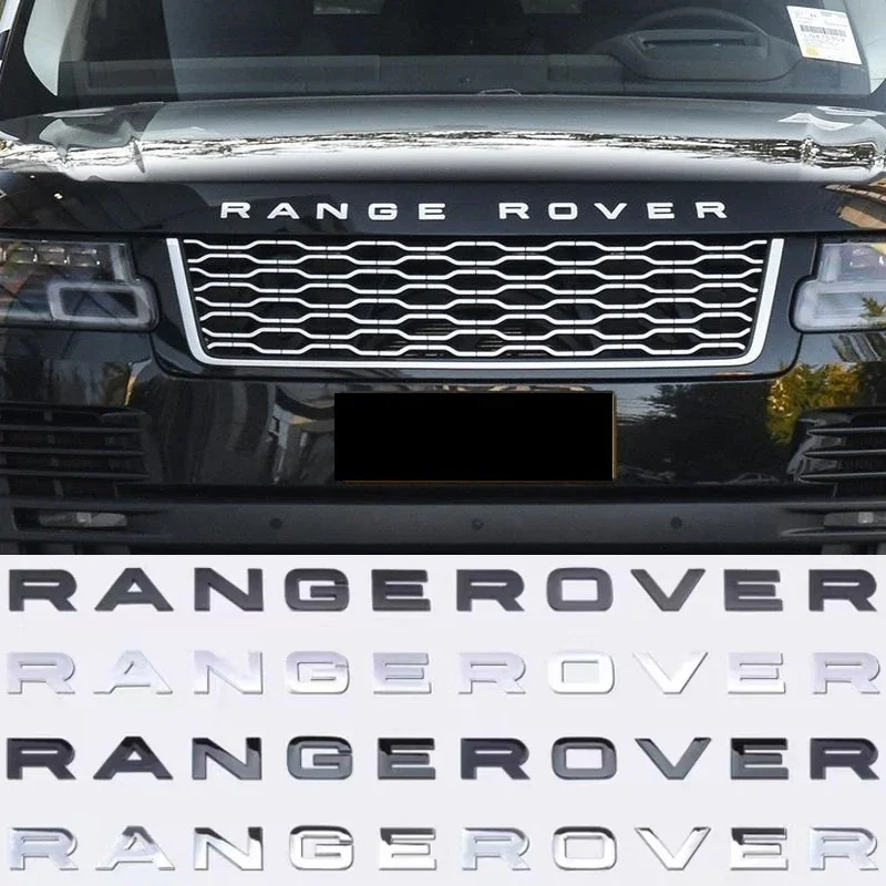 

АБС-пластик, сменная наклейка на переднюю крышку капота автомобиля для Range Rover SV Evoque lvogue Velar L405 Sport, задняя модель 322