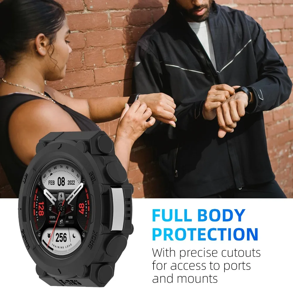 Versatile 2-in-1 Smartwatch Strap and Protective Case with Screen Cover