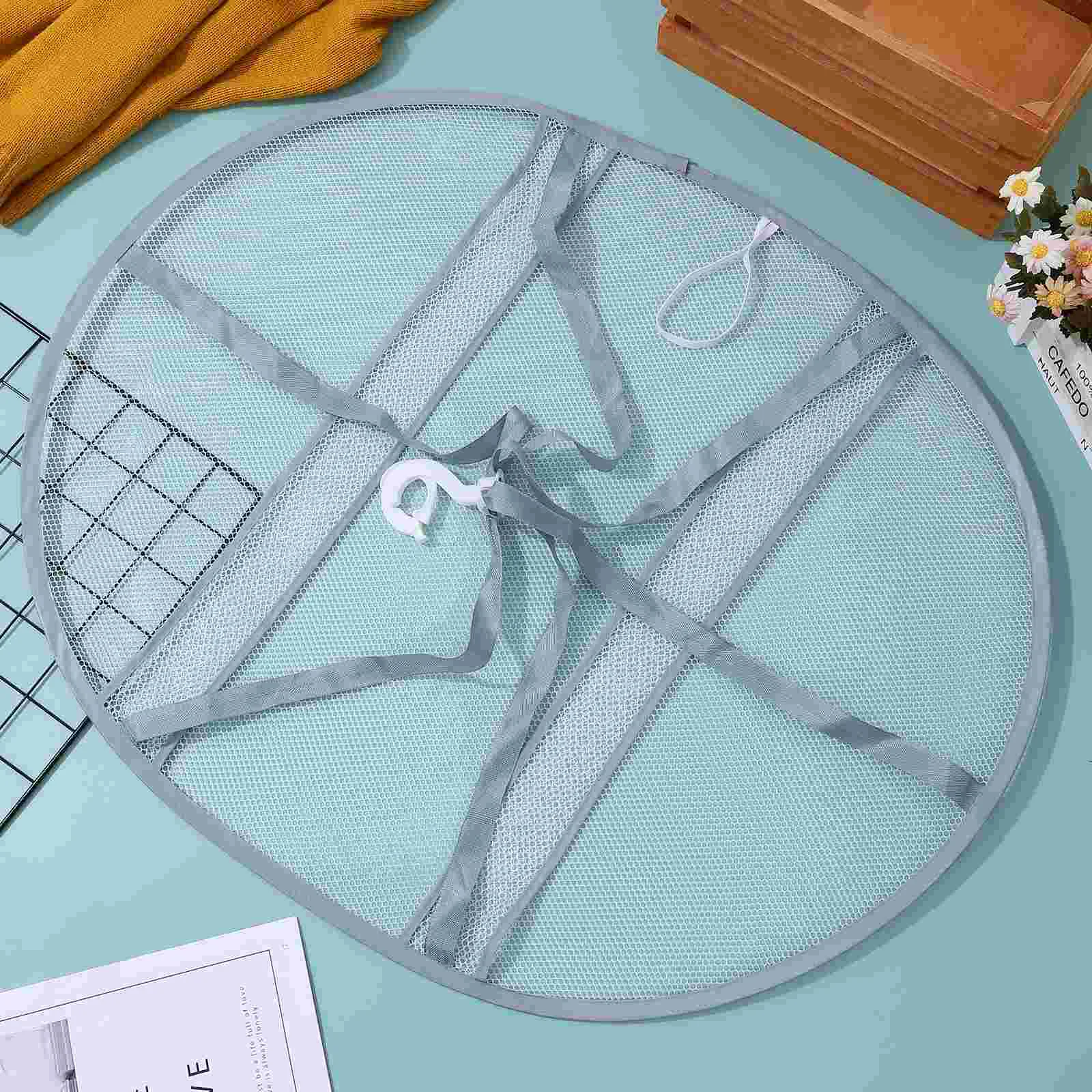 Breathable Drying Net Clothes Air Mesh Foldable Socks Rack Clothing Fabric Flat 3